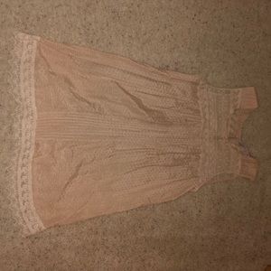 light pink under dress